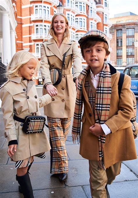 kid burberry coat|burberry matching family outfits.